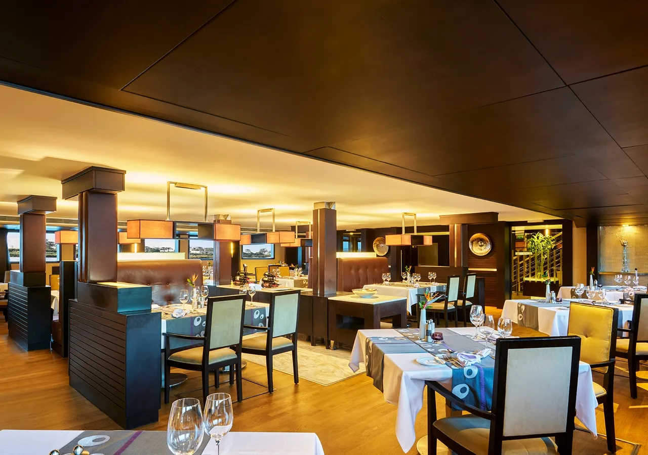 Restaurant aboard the The Oberoi Philae, Luxury Nile Cruiser Nile cruise